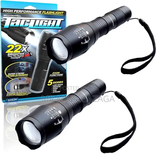 T6 Tactical Military LED Powerful Flashlight - 1
