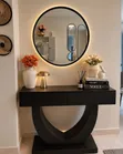 Classic Designed Console Table with LED Mirror - 1