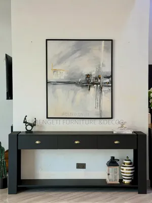 Unique Modern Console Table with Drawer