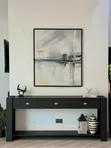 Unique Modern Console Table with Drawer - 1