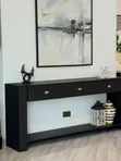 Unique Modern Console Table with Drawer - 2