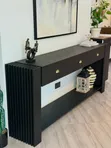 Unique Modern Console Table with Drawer - 3