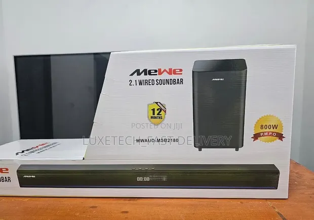 MeWe 2.1 Wired Soundbar 80W with 8" Subwoofer - 1