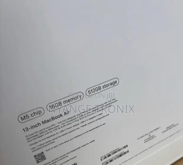 Apple MacBook Air 2026 M5 16GB RAM 512GB SSD - 1
