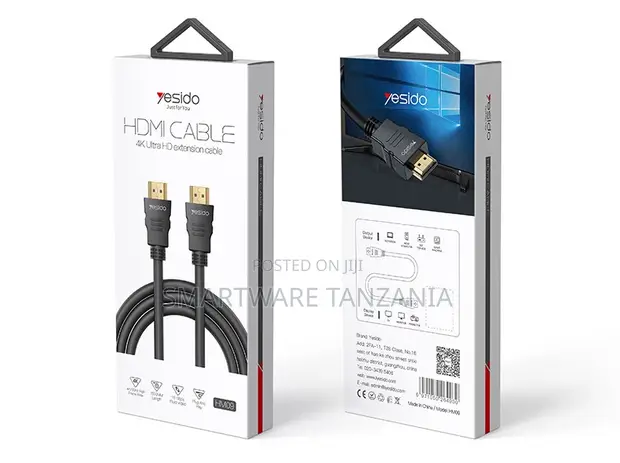 Yesido HDMI Cable Kiume kwa Kiume 2M Ultra HD - 1