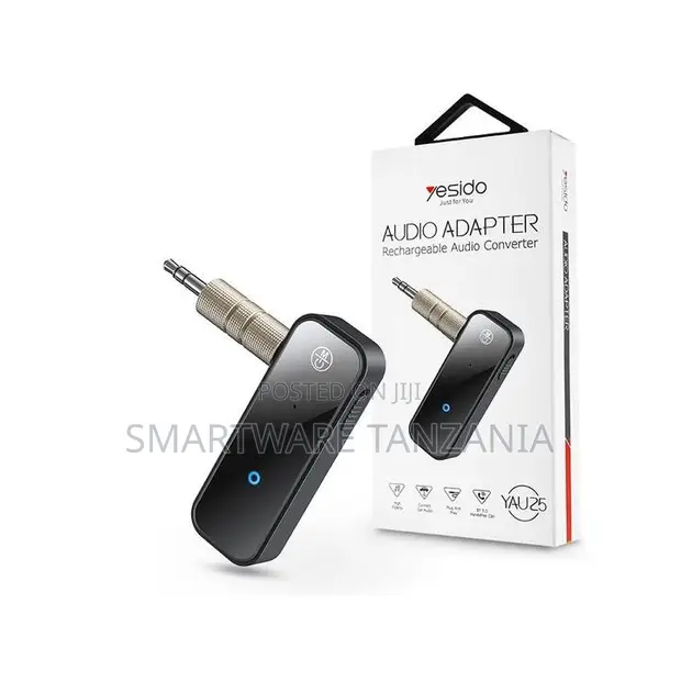 Yesido Rechargeable 3.5mm Jack kwenda Bluetooth Audio Adapter - 1