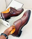 Clarks Executive Side-Buckle Brogues - 2