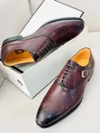 Clarks Executive Side-Buckle Brogues - 4