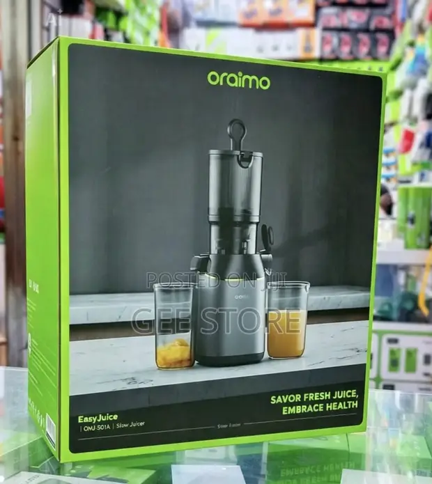 Oraimo EasyJuice OMJ-501A 800ML Juicer ya Polepole - 1