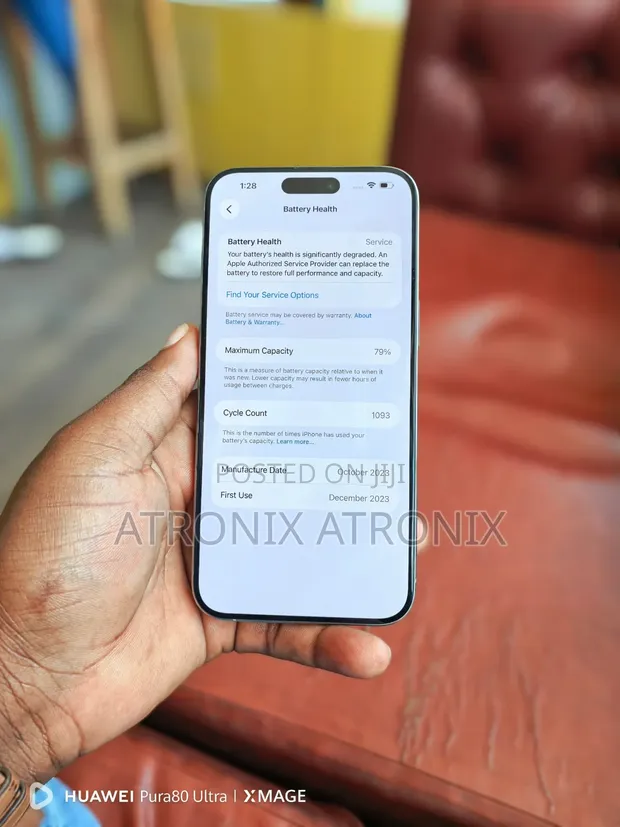 New Apple iPhone 15 Pro Max 256GB Gray - 1