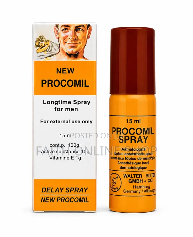 New Procomil Longtime Delay Spray for Men 15ml - 1