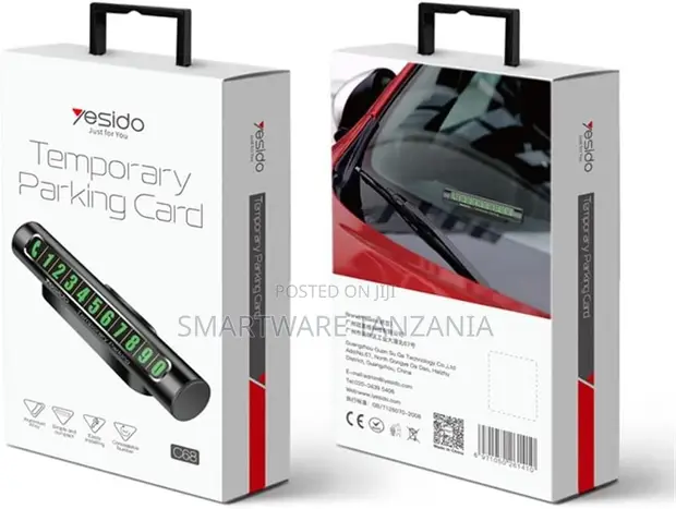 Yesido Temporary Parking Card with Magnetic Base - 1