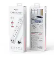 Yesido PD20W Multi-Function Power Strip, 6 Outlets, 2m - 1