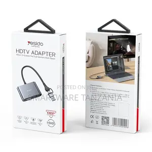 Yesido USB-C to HDMI Adapter 1080P, Chuma cha Alumini