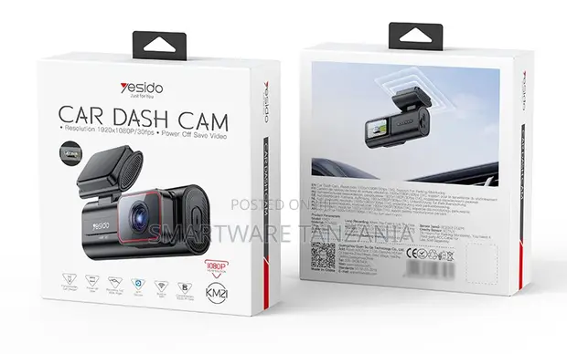 Yesido Car Dash Cam 1920x1080P 30fps - 1