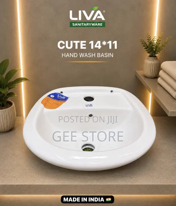 Liva Sanitaryware Cute 14x11 Beseni la kunawia mikono - 1