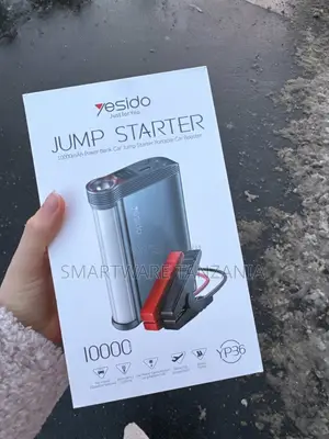 Yesido 10000mAh Portable Car Jump Starter na Smart Clamps