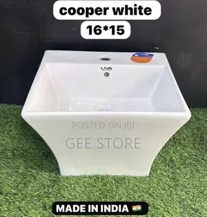 Cooper White Liva Wall-Hung Washbasin