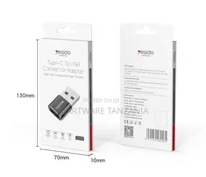 Yesido Type-C to USB Connector Adapter, Aluminum