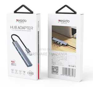 Yesido 4-in-1 USB Hub Adapter (3x USB 3.0, 1x Type-C)