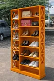 Brand New 8-Shelf Shoe Rack Cabinet - Brown - 2