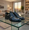 Men's Classic Double Monk Strap Shoes - 2