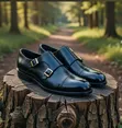 Men's Classic Double Monk Strap Shoes - 3
