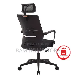 Kiti cha Ofisi cha Mesh chenye Headrest