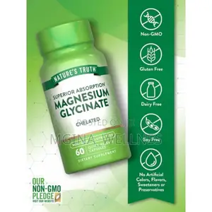 Nature's Truth Chelated Magnesium Glycinate (60 Capsules)