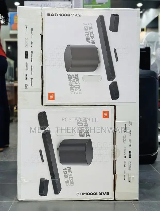 JBL Bar 1000mk2 7.1.4 Channel Soundbar System - 1