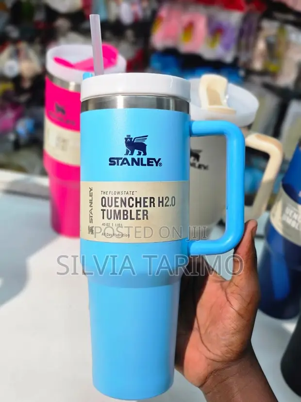 Stanley Insulated Tumbler with Handle & Straw - 1