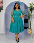 Classy Pleated Church Event Dresses - 1