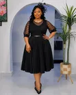 Classy Pleated Church Event Dresses - 4