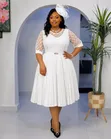 Classy Pleated Church Event Dresses - 5