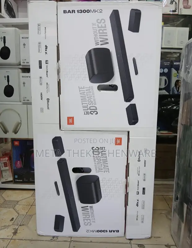 JBL Bar 1300MK2 11.1.4 Channel 2470W Soundbar ya Bluetooth - 1
