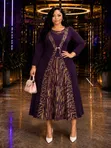 Elegant Gold-Accent Evening Dress - 2
