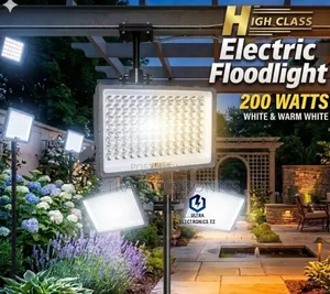 High Class 200W Electric Floodlights (White & Warm White)