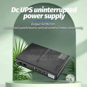Mini UPS Backup System - 24V, 15V, 12V, 9V, 5V Outputs