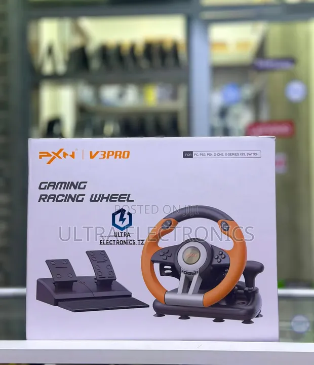 PXN V3pro Gaming Racing Wheel for PC, PS3, PS4, Xbox - 1