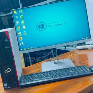 Fujitsu Esprimo D586/P Desktop Computer with HP 22" Monitor