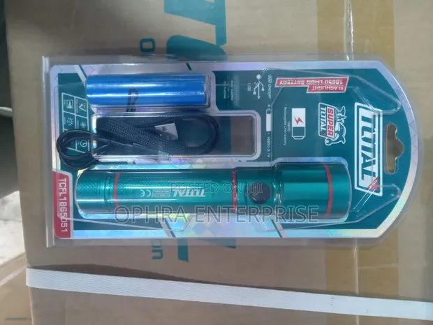Flashlight with 18650 Li-Ion Battery - 1