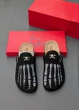Men's Flame Skull Graphic Clogs - 3