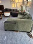 L Shape Sofa - Brand New Green - 2