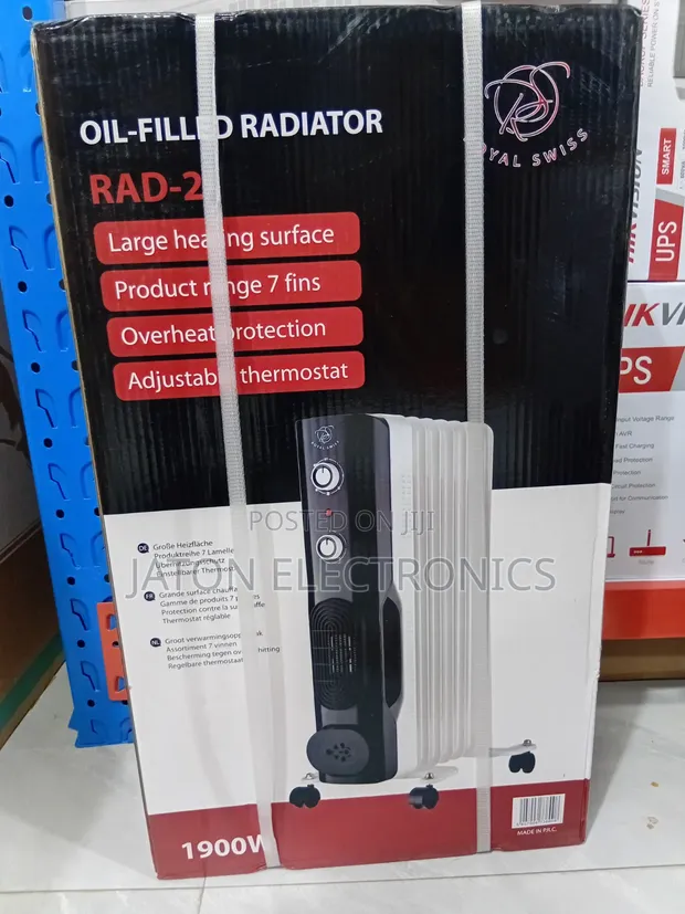 1900W Oil Filled Radiator Heater ya Chumba - 1