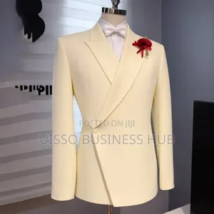 Mario Casas Men's Suit Coat - Multicolor