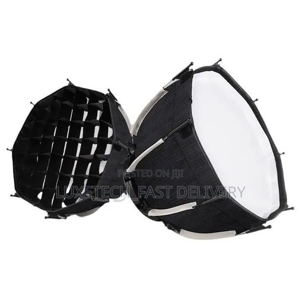 Softbox ya Parabolic ya Octagonal 30cm yenye Mini Bowens Mount & Grid - 1