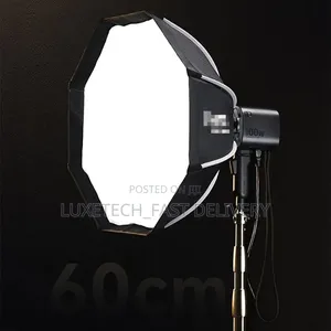 60cm Octagonal Softbox with Bowens Mount & Grid