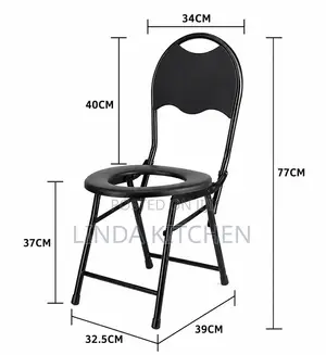 Foldable Toilet Support with Backrest