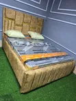 Zuo Modern Bed Frame with 8-Inch Mattress - Queen Size - 2