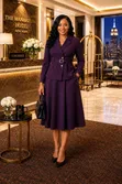 Elegant Executive Skirt Suit Set - 2